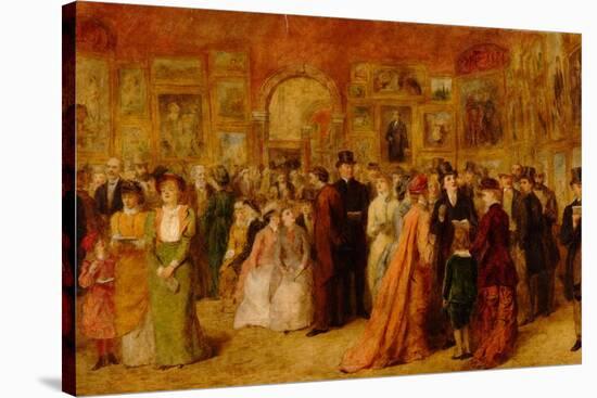 The Private View, 1881-William Powell Frith-Stretched Canvas