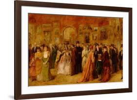 The Private View, 1881-William Powell Frith-Framed Giclee Print