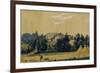 The Priyutino Estate, 1830S-Mikhail Ivanovich Lebedev-Framed Giclee Print