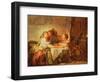 The Prize of a Kiss, 1760-Jean-Honoré Fragonard-Framed Giclee Print