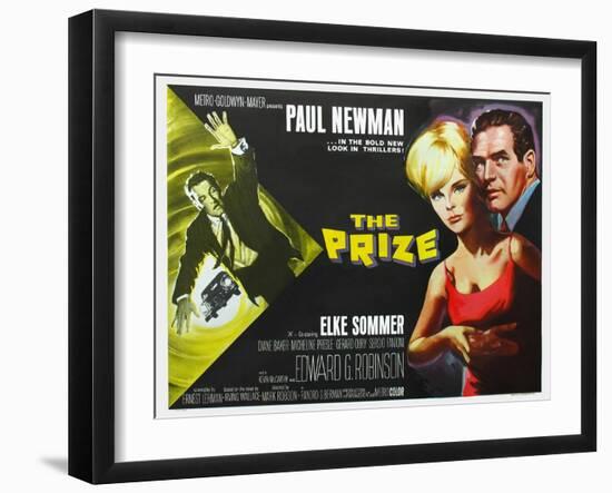 The Prize, UK Movie Poster, 1963-null-Framed Art Print