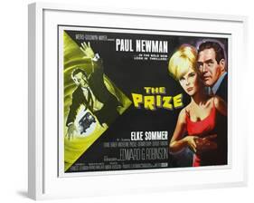 The Prize, UK Movie Poster, 1963-null-Framed Art Print