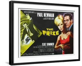 The Prize, UK Movie Poster, 1963-null-Framed Art Print