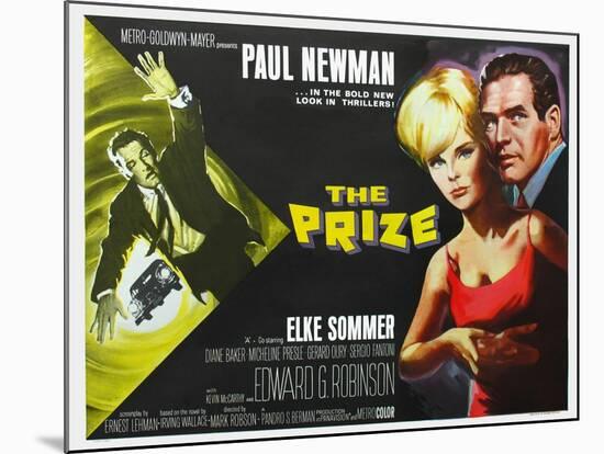 The Prize, UK Movie Poster, 1963-null-Mounted Art Print