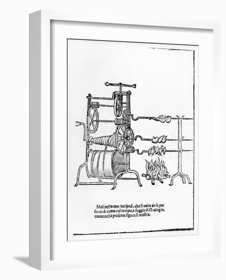 The Procedure for Spit Roasting-null-Framed Giclee Print