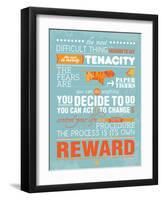 The Process Is Its Own Reward (Amelia Earhart)-Patricia Pino-Framed Art Print