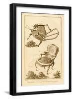 The Process of Upholstering a Chair, from the 'Encyclopedie Des Sciences Et Metiers'-French-Framed Giclee Print