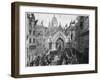 The Procession at Ludgate Hill, Thanksgiving Day, London, 1900-N Chevalier-Framed Giclee Print