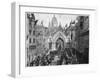 The Procession at Ludgate Hill, Thanksgiving Day, London, 1900-N Chevalier-Framed Giclee Print