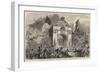 The Procession at the Grand Triumphal Arch in Upper Baggot-Street-null-Framed Giclee Print