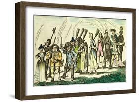 The Procession at the Jubilee at Stratford Upon Avon-null-Framed Giclee Print