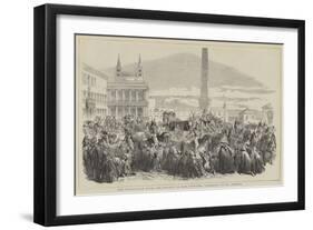 The Procession from the Church of San Giovanni Laterano to St Peter'S-null-Framed Giclee Print