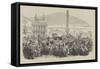 The Procession from the Church of San Giovanni Laterano to St Peter'S-null-Framed Stretched Canvas