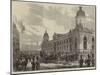 The Procession in Smithfield Passing the Metropolitan Meat Market-null-Mounted Giclee Print