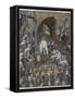 The Procession in the Streets of Jerusalem-James Tissot-Framed Stretched Canvas