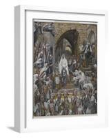 The Procession in the Streets of Jerusalem-James Tissot-Framed Giclee Print