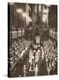 The Procession into the Abbey, 1937-null-Stretched Canvas