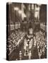 The Procession into the Abbey, 1937-null-Stretched Canvas