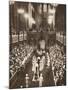 The Procession into the Abbey, 1937-null-Mounted Photographic Print