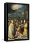 The Procession of Gregory the Great during the Plague in Rome-Cesare Aretusi-Framed Stretched Canvas