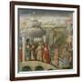 The Procession of St. Gregory at the Mausoleum of Hadrian (Castel Sant'Angelo) in Rome-Paolo Veronese-Framed Giclee Print