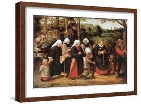 The Procession of the Bride, C1584-1638-Pieter Brueghel the Younger-Framed Giclee Print