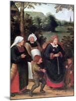 The Procession of the Bride, C1584-1638-Pieter Brueghel the Younger-Mounted Giclee Print