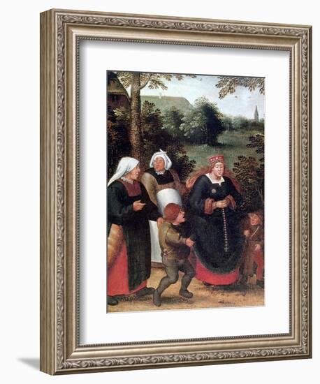 The Procession of the Bride, C1584-1638-Pieter Brueghel the Younger-Framed Giclee Print