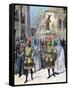 The Procession of the Good Friday, Holy Week, Seville, 1891-Henri Meyer-Framed Stretched Canvas