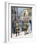 The Procession of the Good Friday, Holy Week, Seville, 1891-Henri Meyer-Framed Giclee Print