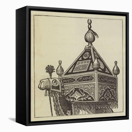 The Procession of the Holy Carpet-null-Framed Stretched Canvas