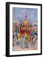 The Procession of the Mahmal, Cairo, Egypt-null-Framed Giclee Print