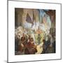 The Procession of the Mahmal Through the Streets of Cairo-Ludwig Deutsch-Mounted Premium Giclee Print