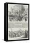 The Procession of the Queen of Spain to the Church of Atocha-null-Framed Stretched Canvas