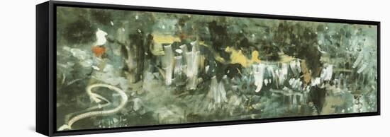 The Procession on Good Friday-Francesco Paolo Michetti-Framed Stretched Canvas