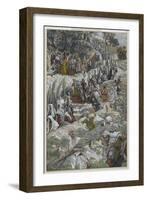 The Procession on the Mount of Olives-James Tissot-Framed Giclee Print