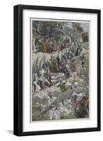 The Procession on the Mount of Olives-James Tissot-Framed Giclee Print