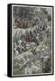 The Procession on the Mount of Olives-James Tissot-Framed Stretched Canvas