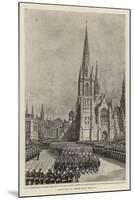 The Procession Passing the Reverend Newman Hall's Church (Christ Church) in Westminster Bridge Road-Henry William Brewer-Mounted Giclee Print