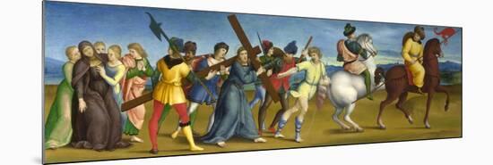 The Procession to Calvary, 1504-1505-Raphael-Mounted Premium Giclee Print