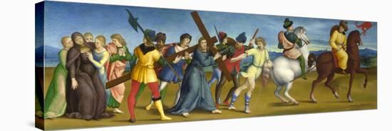 The Procession to Calvary, 1504-1505-Raphael-Stretched Canvas