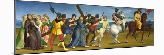 The Procession to Calvary, 1504-1505-Raphael-Mounted Giclee Print