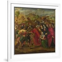 The Procession to Calvary, C. 1505-Ridolfo Ghirlandaio-Framed Giclee Print