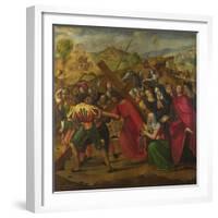 The Procession to Calvary, C. 1505-Ridolfo Ghirlandaio-Framed Giclee Print