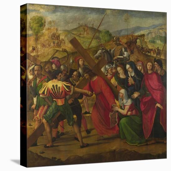 The Procession to Calvary, C. 1505-Ridolfo Ghirlandaio-Stretched Canvas