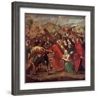 The Procession to Calvary, c.1505-Ridolfo Ghirlandaio-Framed Giclee Print