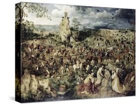 The Procession to Calvary-Pieter Bruegel the Elder-Stretched Canvas