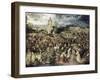 The Procession to Calvary-Pieter Bruegel the Elder-Framed Giclee Print