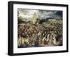 The Procession to Calvary-Pieter Bruegel the Elder-Framed Giclee Print