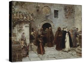 The Procession-Jose Benlliure Y Gil-Stretched Canvas